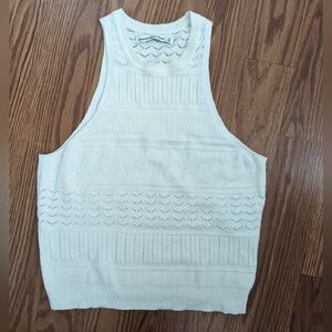 Abercrombie & Fitch Cream Lace Design Tank
